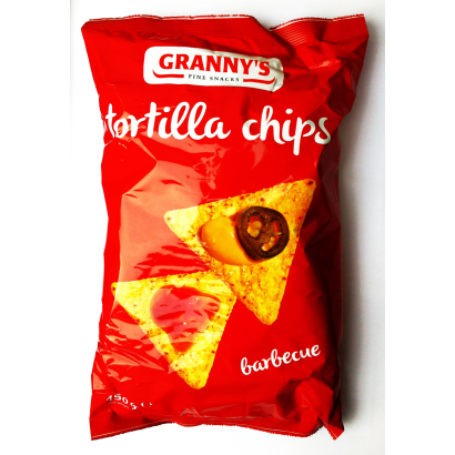 Grannys barbecue tortilla chips150g