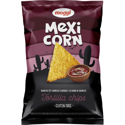 Mogyi mexi corn tortilla chips barbecue ízű kukorica chips 200 g