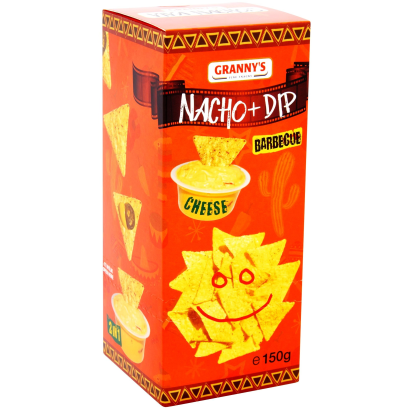 Granny's barbecue chips & cheddar sajtszósz 150 g