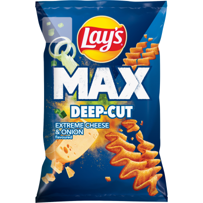 Lay's Max sajtos-újhagymás ízű burgonyachips 55 g