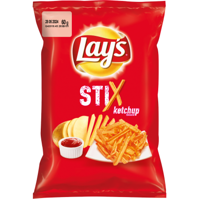 Lay's Stix ketchupos ízű burgonyachips 60 g