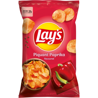 Lay's pikáns, paprikás ízű burgonyachips 130 g