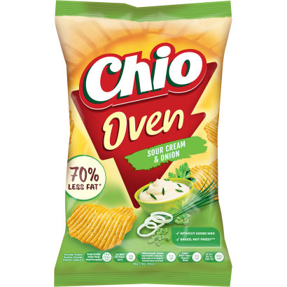 Chio Oven kemencében sütött hagymás-tejfölös ízű burgonyachips 100 g