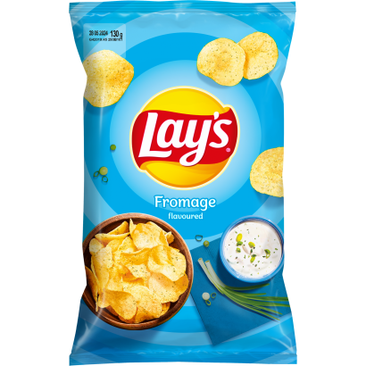 Lay's tejfölös-zöldfűszeres ízű burgonyachips 130 g
