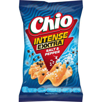 Chio Chips Intense sós és borsos ízű burgonyachips 55 g