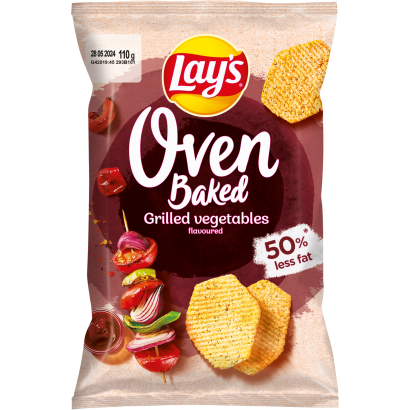 Lay's kemencében sütött grillezett zöldség ízű burgonyasnack 110 g