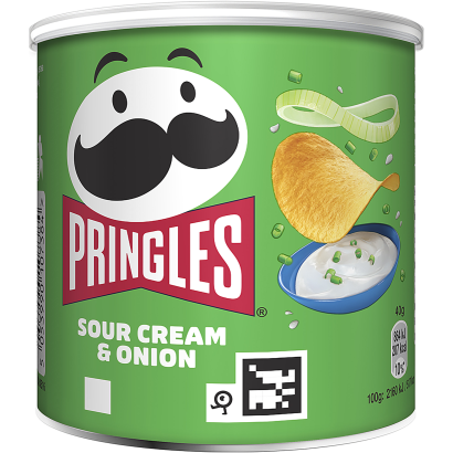 Pringles hagymás-tejfölös ízesítésű snack 40 g