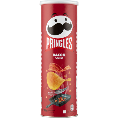 Pringles szalonnás ízesítésű snack 165 g