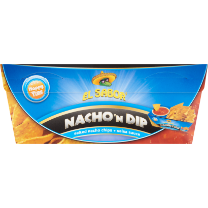 El Sabor Nacho 'N Dip sós nacho chips és salsa szósz 175 g