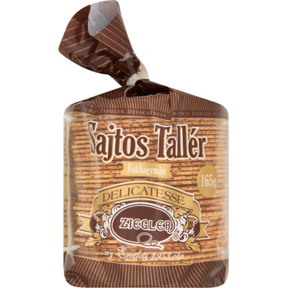 Ziegler fokhagymás sajtos tallér 165 g