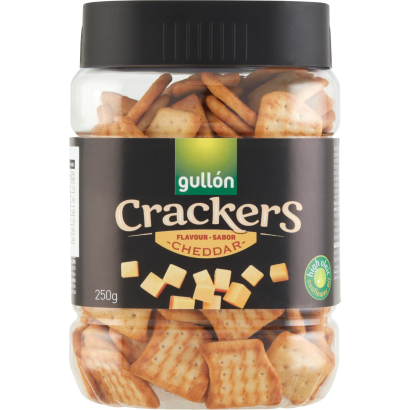 Gullón Cracker sós keksz cheddar sajttal 250 g