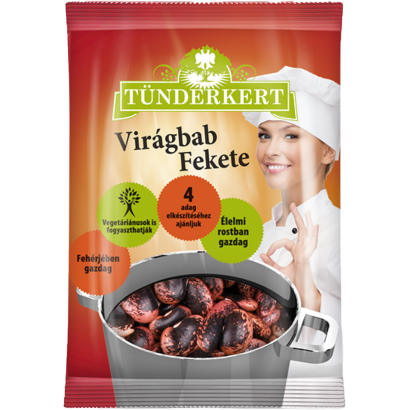 Tündérkert Virágbab Fekete 400g