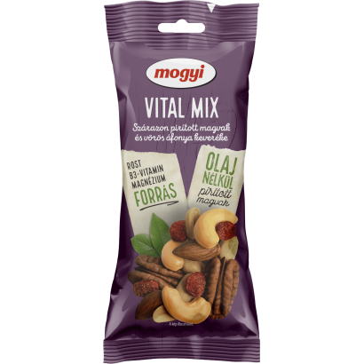 Mogyi Vital Mix szárazon pirított magvak és vörös áfonya keveréke 55 g
