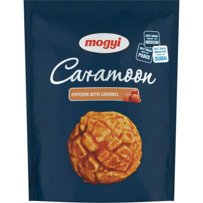 Mogyi Caramoon édes vajkaramellás cukormázzal bevont pattogatott kukorica 70 g