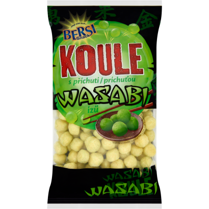 Bersi Snack Koule wasabi ízű extrudált kukoricagolyók 120 g
