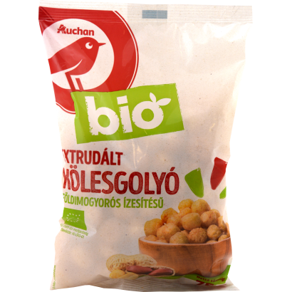Auchan Kedvenc Bio földimogyorós kölesgolyó 75 g