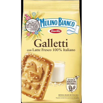 Mulino Bianco Galletti édes keksz cukorkristályokkal 350 g