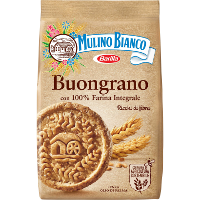 Barilla Mulino Bianco Buongrano teljes kiőrlésű omlós keksz  350 g