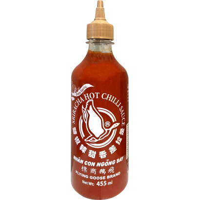 Flying Goose Szósz  SRIRACHA csípős Chili Extra fokhagymával 455ml