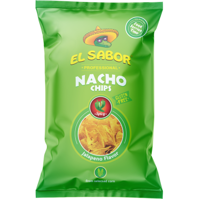 El Sabor nacho jalapeno chips 425 g