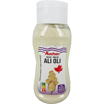 Auchan Kedvenc Salsa Ali Oli fokhagymás szósz, gluténmentes 282 g