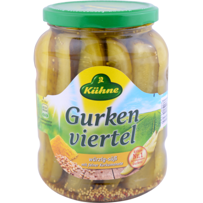 Kühne negyedelt uborka 720 ml
