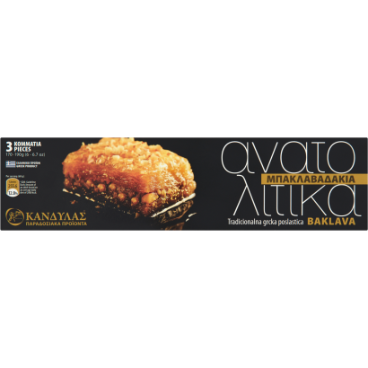 Baklava tradicionális görög szirupos édesség 3 x 60 g
