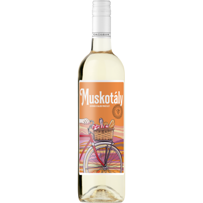 Auchan Kedvenc Ostoros muskotály félédes fehér bor 0,75 l