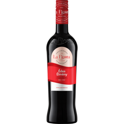La Fiesta Édes Élmény Dunántúli cuvée édes magyar vörösbor 10% 750 ml