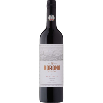 Korona Egri Turán classicus édes vörösbor 12% 750 ml