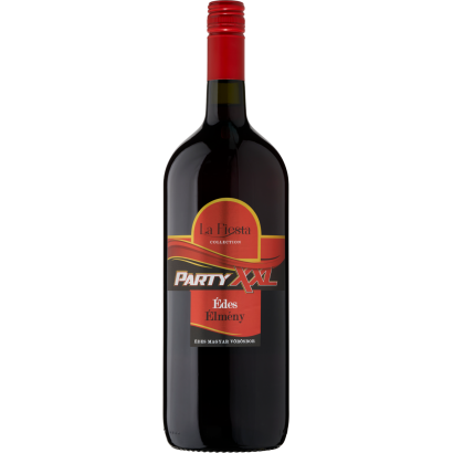 La Fiesta Édes Élmény Party XXL Dunántúli Cuvée édes magyar vörösbor 10% 1,5 l