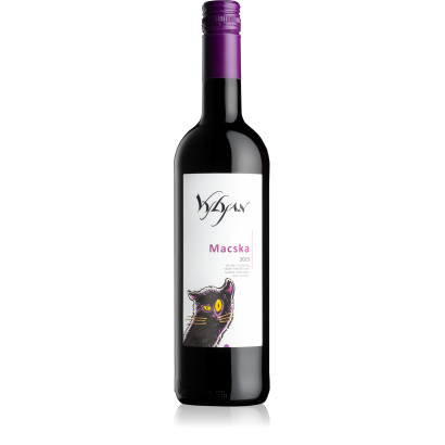 Vylyan Macska Villányi Portugieser classicus száraz vörösbor 12,5% 750 ml