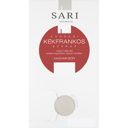 Sári Kunsági Kékfrankos száraz vörösbor 10,5% 5 l