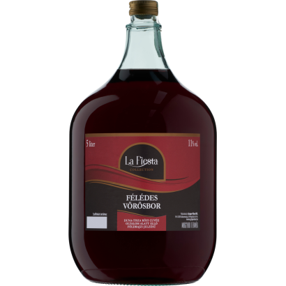 La Fiesta Duna-Tisza közi Cuvée félédes vörösbor 11% 5 l