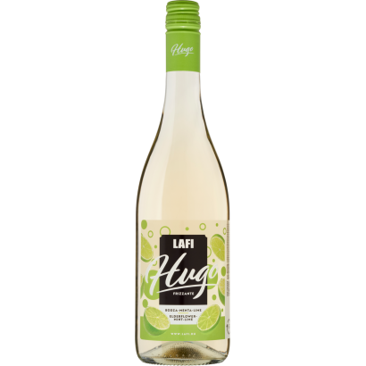 Lafi Hugo bodza-menta-lime ízű szénsavas boralapú ital 7% 0,75 l