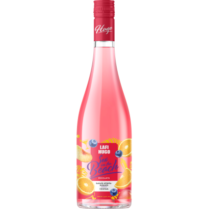 Lafi Hugo Sex on the Beach barack-áfonya-narancs ízű, szénsavas, boralapú koktél 7% 0,75 l
