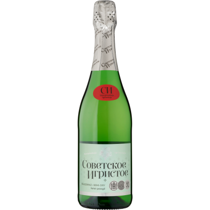 Szovjetszkoje Igrisztoje félszáraz fehér pezsgő 11% 750 ml