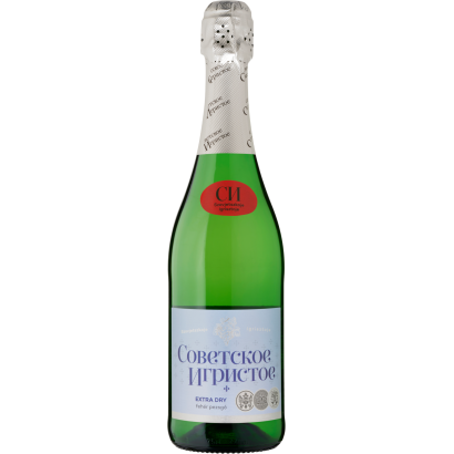 Szovjetszkoje Igrisztoje Extra Dry fehér pezsgő 10,5% 750 ml