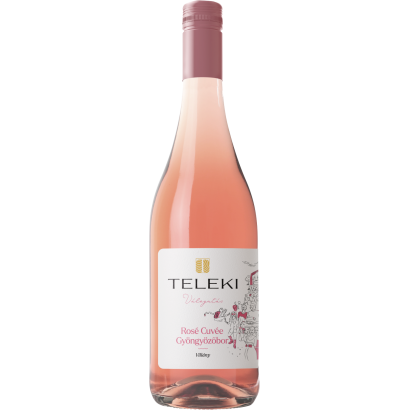 Teleki Válogatás Villányi Rosé Cuvée száraz gyöngyözőbor 12% 0,75 l