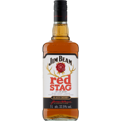 Jim Beam Black Cherry cseresznye ízesítésű bourbon whiskey alapú likőr 32,5% 1 l