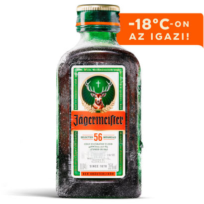 Jägermeister gyógynövény likőr 35% 0,04 l