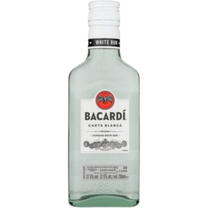 Bacardi Carta Blanca rum 37,5% 0,2 l