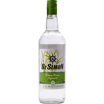 Auchan Kedvenc St Simon Rhum Blanc Agricole de la Marinique Rum OEM 50 % 1 l