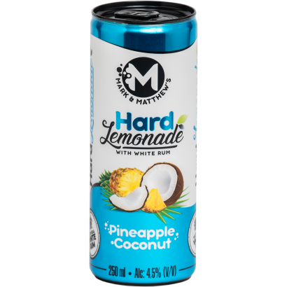 Mark&Matthew’s Hard Lemonade ananász-kókusz 250 ml