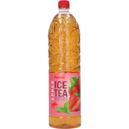 Auchan Kedvenc epres ice tea feketetea 1,5 l