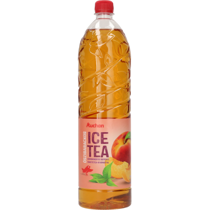 Auchan Kedvenc őszibarackos ice tea feketetea 1,5 l