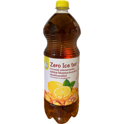 Auchan Tipp Ice tea citrom üdítőital 1,5 l feketetea- kivonattal, édesítőszerekkel