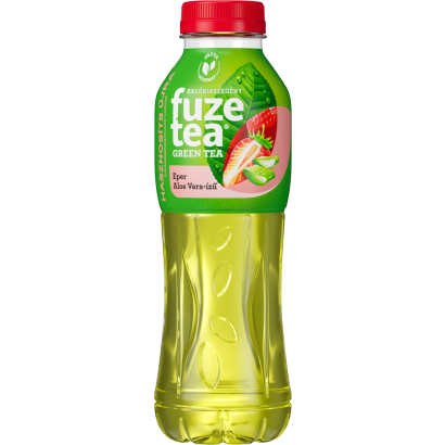 Fuze Tea szénsavmentes eper-aloe vera-ízű üdítőital zöld tea kivonattal 500 ml