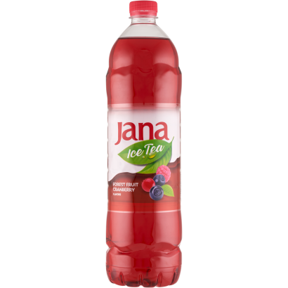 Jana Ice Tea szénsavmentes erdei gyümölcs-áfonya ízű, és vegyes gyümölcs ízesítésű üdítőital 1,5 l