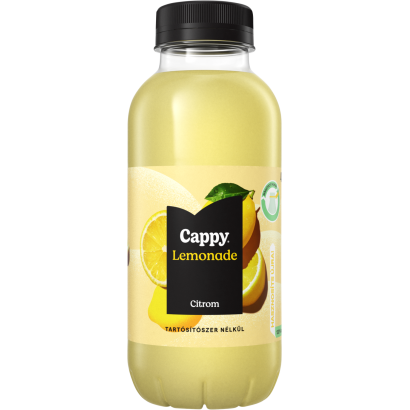 Cappy Lemonade szénsavmentes, citromos üdítőital cukorral és édesítőszerrel 400 ml